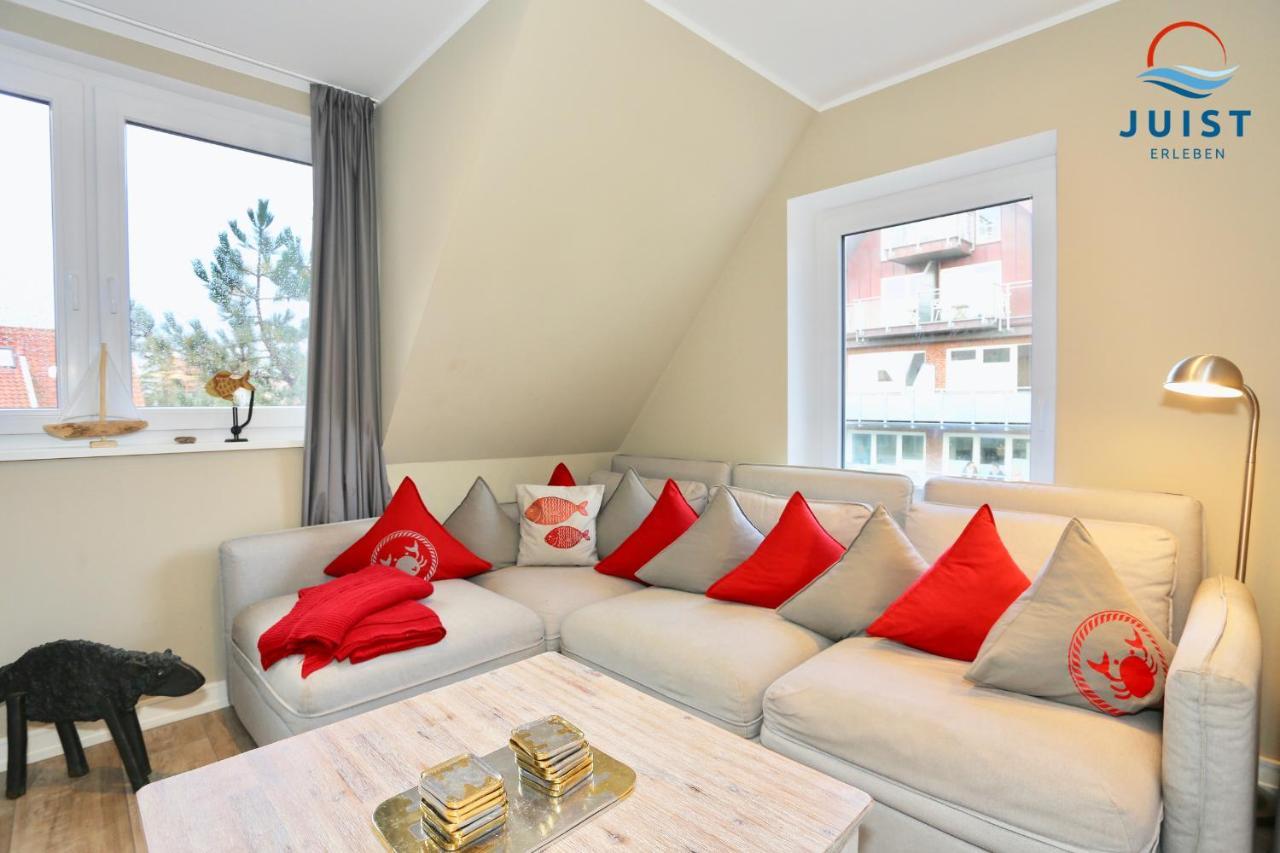 Haus Achterhus 213 - Wohnung 13 "Rote Krabbe" Juist Exteriör bild
